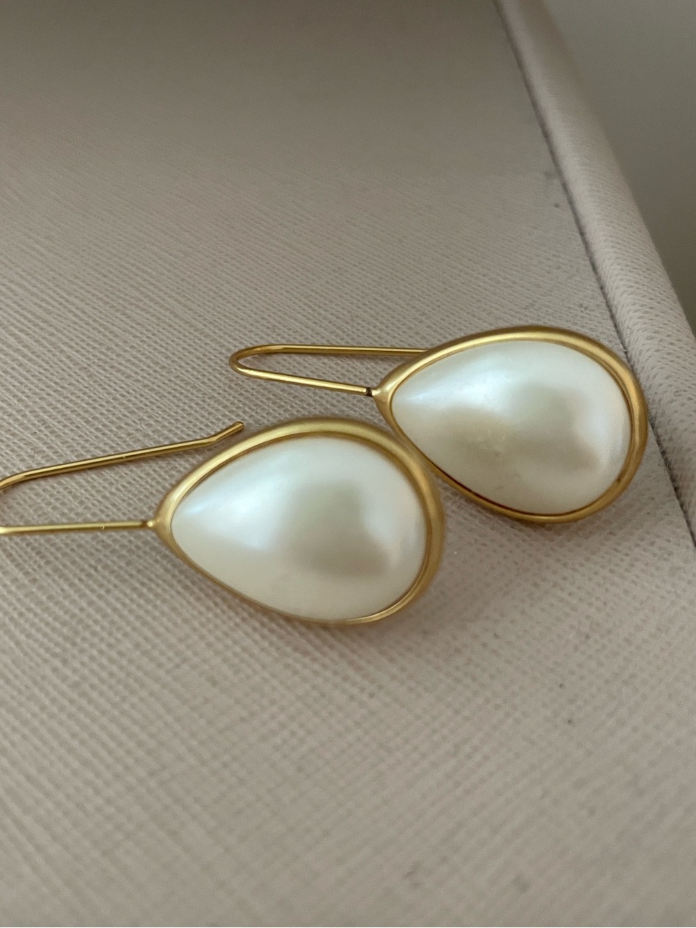 J.crew large teardrop earrings